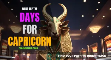 Understanding the Characteristics and Traits of Capricorn: What are the Days for this Zodiac Sign?