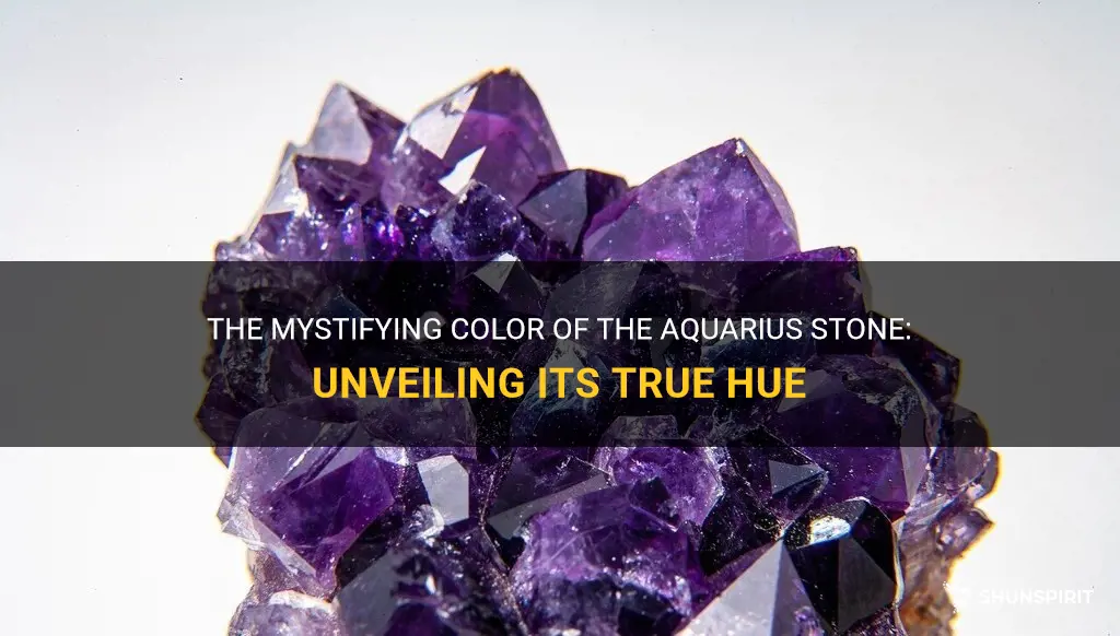 what color is aquarius stone