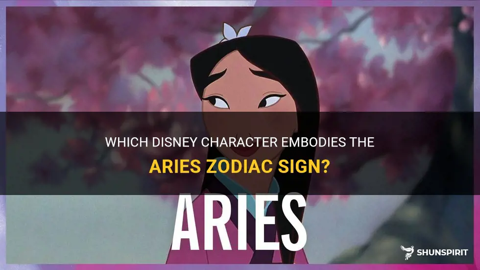 what disney character is an aries