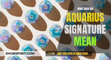 Unlocking the Secrets of an Aquarius Signature: What Does it Mean?