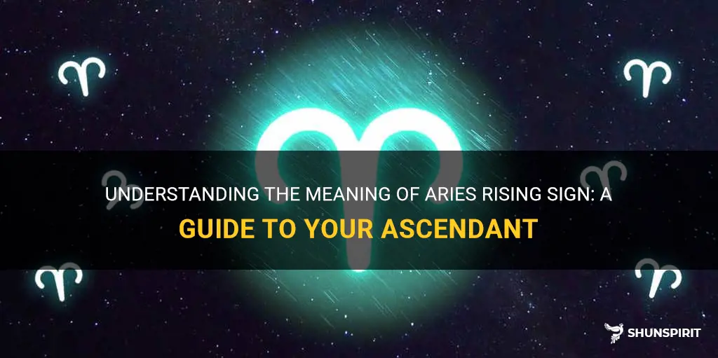 what does aries rising sign mean