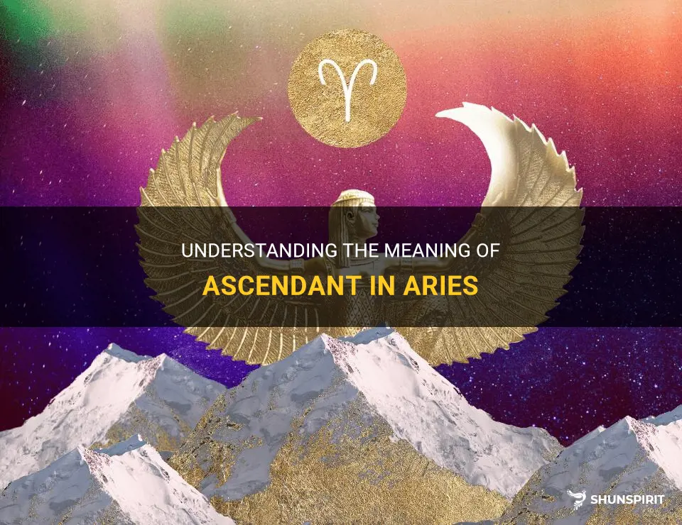 what does ascendant in aries mean