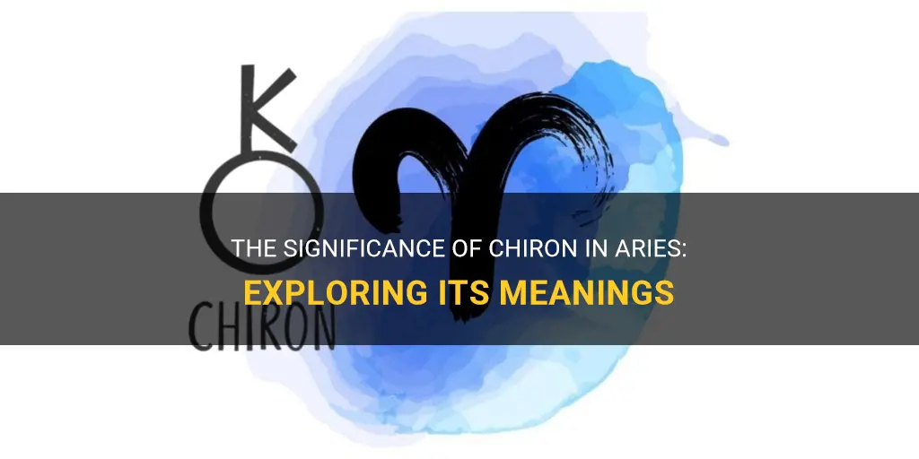 what does chiron in aries mean