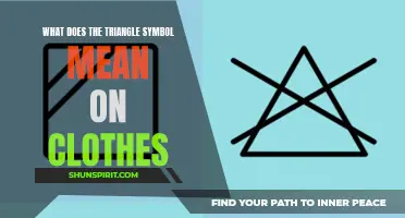 Decoding the Triangle Symbol: What Does It Mean on Clothes?