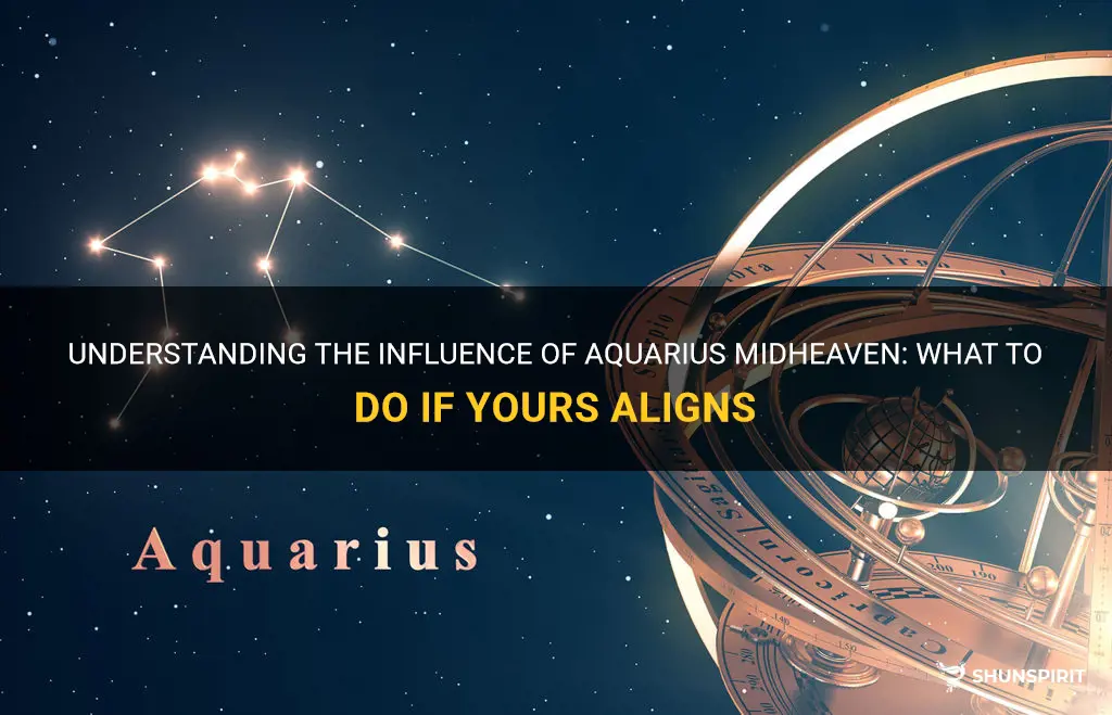 what dto do if your midheaven is in aquarius