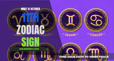 Uncovering the Zodiac Sign for October 11th