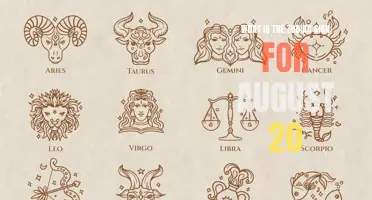 The Zodiac Sign for August 20