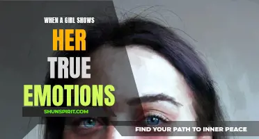 Unveiling the Authentic Emotions: When a Girl Displays Her True Feelings