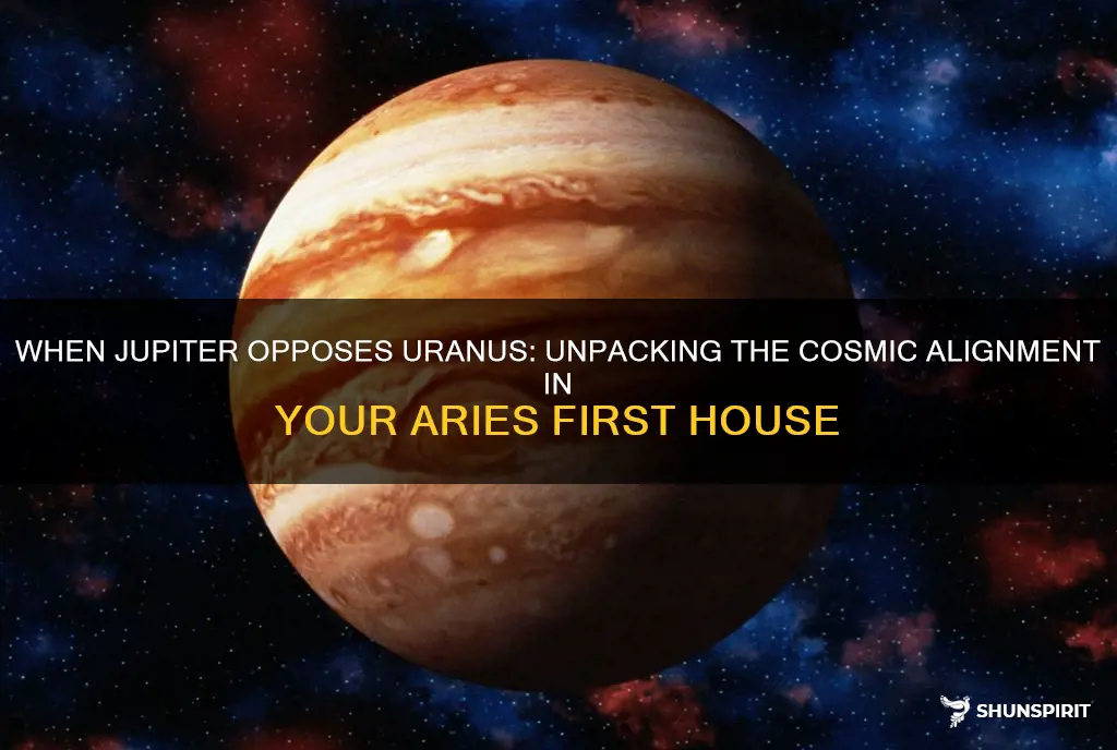 when does jupiter oppose uranus in your first house aries