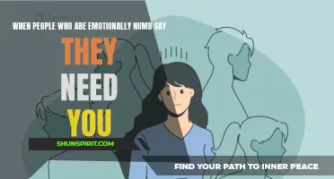 When Emotionally Numb Individuals Seek Your Support: Understanding Their Needs