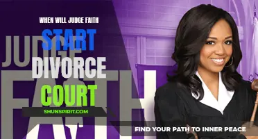 When Will Judge Faith Take Over Divorce Court?