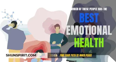 Who Among These Individuals Exhibits the Best Emotional Health?