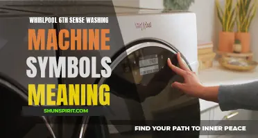 Understanding the Meaning of Whirlpool 6th Sense Washing Machine Symbols