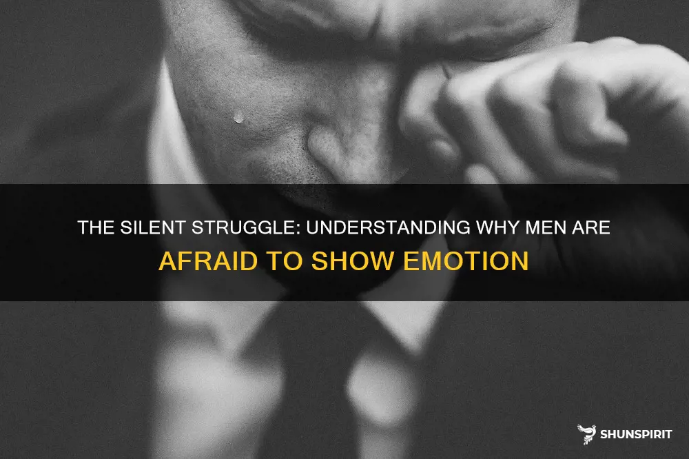 why are guys afraid to show emotion