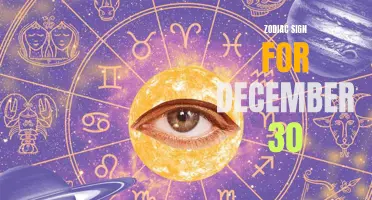 Uncovering the Astrological Power Behind December 30: Understanding Your Zodiac Sign