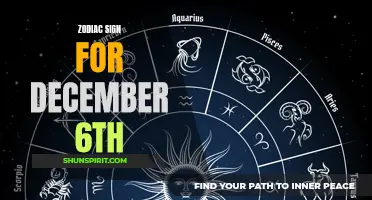 Unlocking the Secrets of your Destiny: Exploring the Zodiac Sign for December 6th