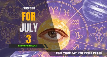 What Is the Zodiac Sign for July 3?